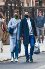 KATIE HOLMES and Emilio Vitolo Jr. Out in New York 10/05/2020