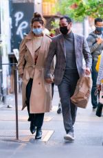 KATIE HOLMES and Emilio Vitolo Jr. Out in New York 10/13/2020