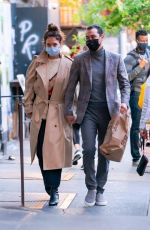 KATIE HOLMES and Emilio Vitolo Jr. Out in New York 10/13/2020