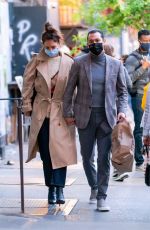 KATIE HOLMES and Emilio Vitolo Jr. Out in New York 10/13/2020