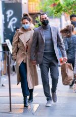 KATIE HOLMES and Emilio Vitolo Jr. Out in New York 10/13/2020