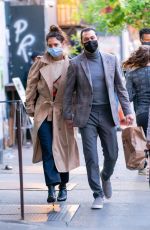 KATIE HOLMES and Emilio Vitolo Jr. Out in New York 10/13/2020