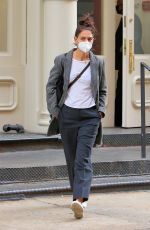 KATIE HOLMES and Emilio Vitolo Jr. Out in New York 10/20/2020