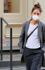 KATIE HOLMES and Emilio Vitolo Jr. Out in New York 10/20/2020
