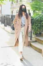 KATIE HOLMES Out for Walk in New York 10/15/2020
