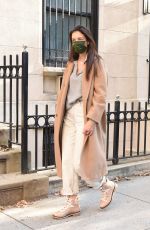 KATIE HOLMES Out for Walk in New York 10/15/2020