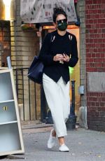 KATIE HOLMES Out in New York 10/15/2020