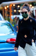 KATIE HOLMES Out in New York 10/15/2020
