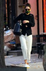 KATIE HOLMES Out in New York 10/15/2020