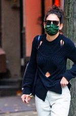 KATIE HOLMES Out in New York 10/15/2020