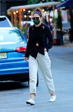 KATIE HOLMES Out in New York 10/15/2020