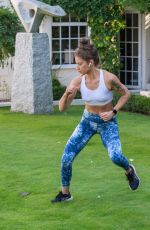 KATIE WAISSEL Workout at a Park in London 10/24/2020