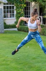 KATIE WAISSEL Workout at a Park in London 10/24/2020
