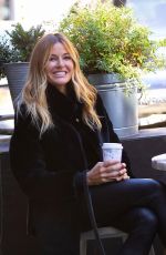 KELLY BENSIMON Out for Coffee with Her Dog in New York 10/14/2020