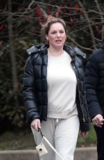KELLY BROOK and Jeremy Parisi Out with Their Dog in London 10/10/2020