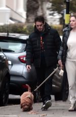 KELLY BROOK and Jeremy Parisi Out with Their Dog in London 10/10/2020