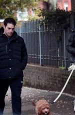 KELLY BROOK and Jeremy Parisi Out with Their Dog in London 10/10/2020