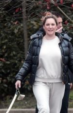KELLY BROOK and Jeremy Parisi Out with Their Dog in London 10/10/2020