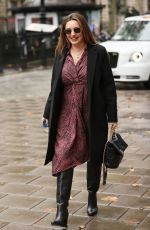 KELLY BROOK Arrive at Heart Radio in London 10/12/2020