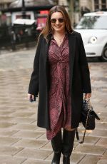 KELLY BROOK Arrive at Heart Radio in London 10/12/2020