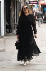 KELLY BROOK Arrives at Global Radio in London 10/05/2020