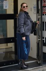KELLY BROOK Arrives at Global Radio in London 10/15/2020