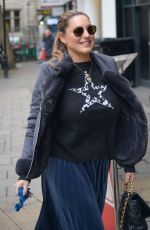 KELLY BROOK Arrives at Global Radio in London 10/15/2020