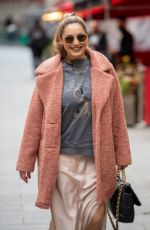 KELLY BROOK Arrives at Global Radio in London 10/22/2020