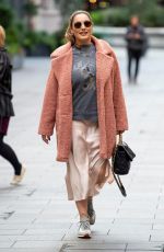 KELLY BROOK Arrives at Global Radio in London 10/22/2020