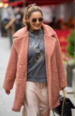 KELLY BROOK Arrives at Global Radio in London 10/22/2020