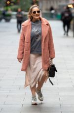 KELLY BROOK Arrives at Global Radio in London 10/22/2020