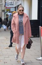 KELLY BROOK Arrives at Global Radio in London 10/22/2020