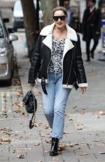 KELLY BROOK Arrives at Global Radio Studios in London 09/30/2020