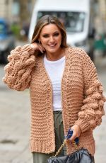 KELLY BROOK Arrives at Global Studios in London 10/14/2020