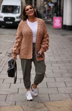 KELLY BROOK Arrives at Global Studios in London 10/14/2020