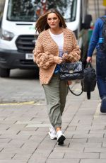 KELLY BROOK Arrives at Global Studios in London 10/14/2020