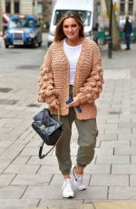 KELLY BROOK Arrives at Global Studios in London 10/14/2020