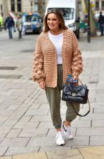 KELLY BROOK Arrives at Global Studios in London 10/14/2020