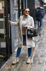 KELLY BROOK Arrives at Heart Radio in London 10/13/2020