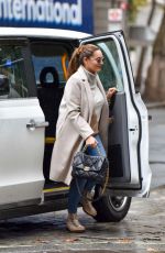 KELLY BROOK Arrives at Heart Radio in London 10/13/2020