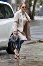 KELLY BROOK Arrives at Heart Radio in London 10/13/2020