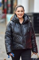 KELLY BROOK Arrives at Heart Radio in London 10/20/2020