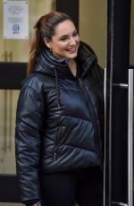 KELLY BROOK Arrives at Heart Radio in London 10/20/2020