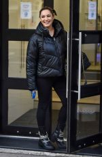 KELLY BROOK Arrives at Heart Radio in London 10/20/2020