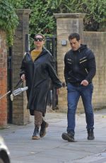 KELLY BROOK Out with Her DOg in Hampstead 10/07/2020