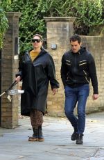 KELLY BROOK Out with Her DOg in Hampstead 10/07/2020