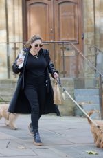 KELLY BROOK Out with Her Dog in Hampstead 10/22/2020