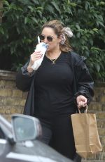 KELLY BROOK Out with Her Dog in Hampstead 10/22/2020