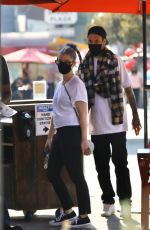KELLY OSBOURNE and Griffin Johnson Out for Lunch in West Hollywood 10/16/2020