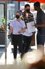 KELLY OSBOURNE and Griffin Johnson Out for Lunch in West Hollywood 10/16/2020